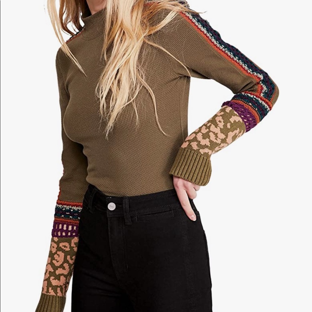 Free People 2021 Switch It Up Thermal - Army Green